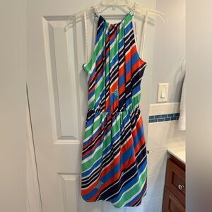 Like New. Lilly Pulitzer Multicolor halter neck nautical dress